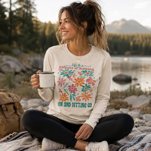 Life is a Balance Floral Tri-Blend Shirt