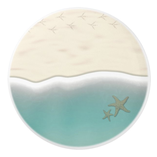 Life is a Beach Ceramic Knob (Front)