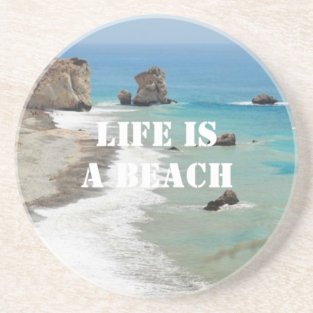 Life Is A Beach Coaster (Front)