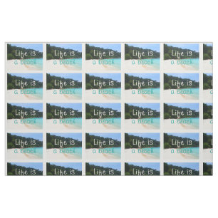 Life is a Beach Pattern Fabric