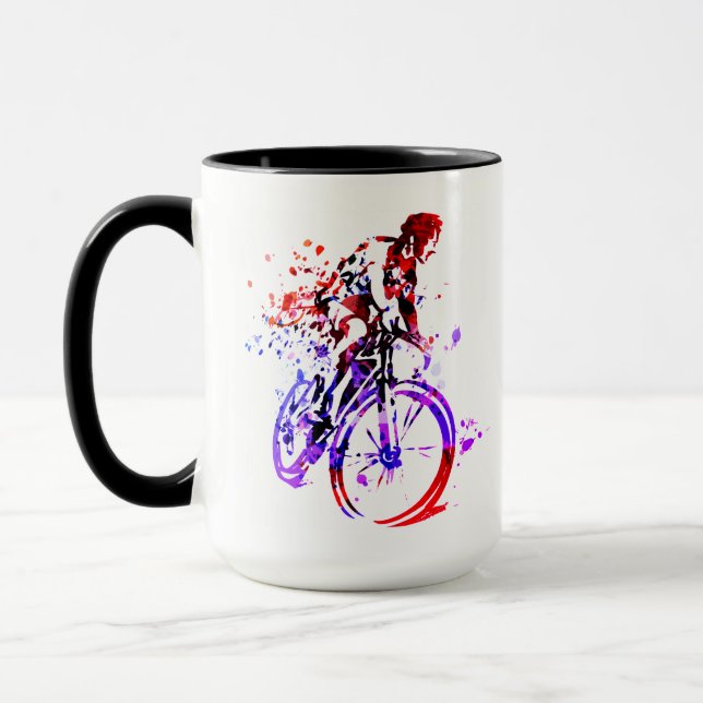 Life is a Beautiful Ride: Cycling Mug (Left)