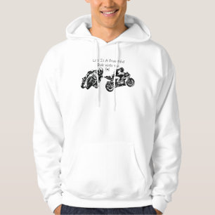 Life is a beautiful ride with you, Personalised Hoodie