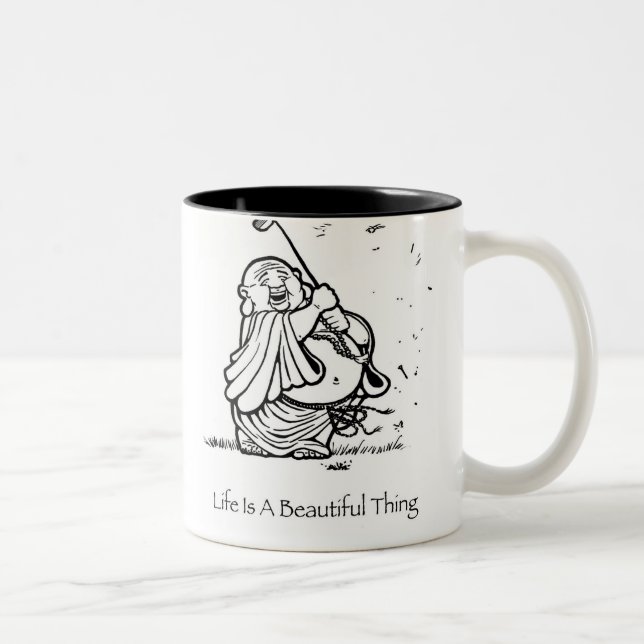 Life Is A Beautiful Thing Buddha Coffee Mug (Right)