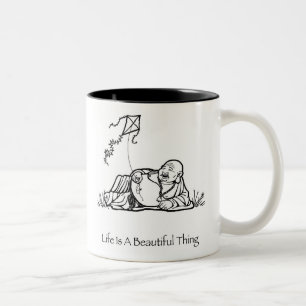Life is A Beautiful Thing Buddha Coffee Mug