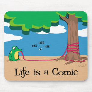 Life is a Comic Mouse Pad