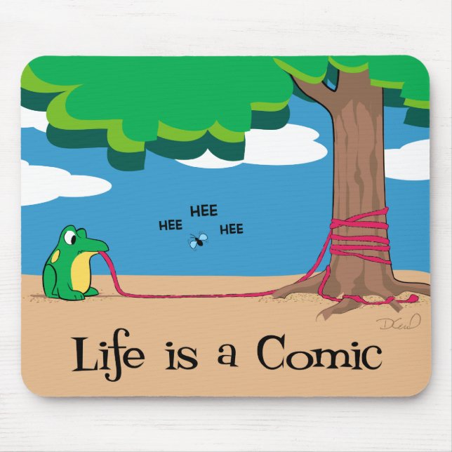 Life is a Comic Mouse Pad (Front)