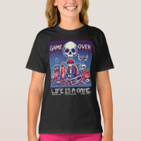 Life Is A Game..: Game Over (girl kids gamer kid)