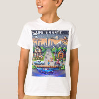 Life Is A Game.. #Part2 (8bit) (gamer tshirt) #05