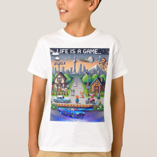 Life Is A Game.. #Part2 (8bit) (gamer tshirt) #05 T-Shirt