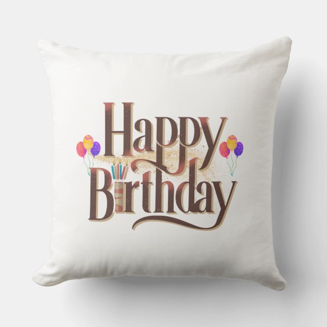 Life is a Gift – Time to Unwrap It Cushion (Front)