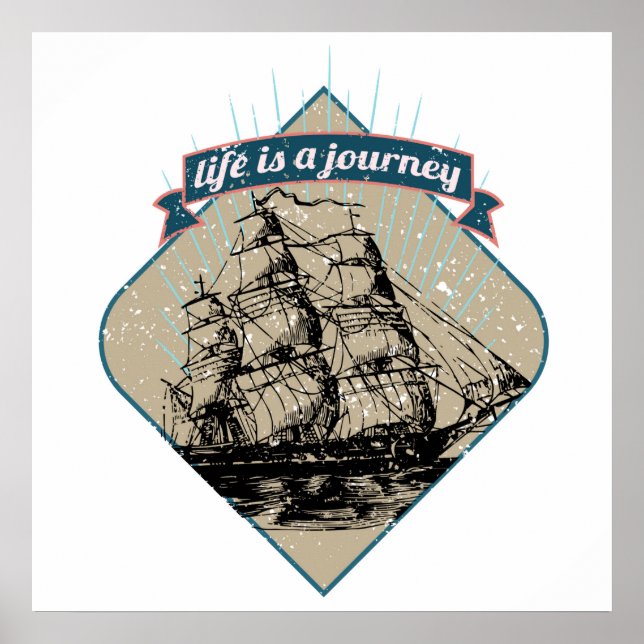 Life Is A Journey Poster (Front)