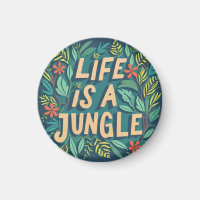 "Life is a jungle" nature quote funny pun