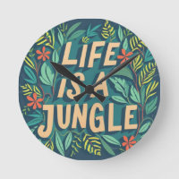 "Life is a jungle" nature quote funny pun