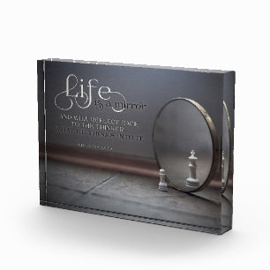 Life Is A Mirror Photo Block