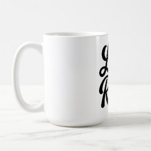Life is a Race Custom-Cut Vinyl Motivational Coffee Mug