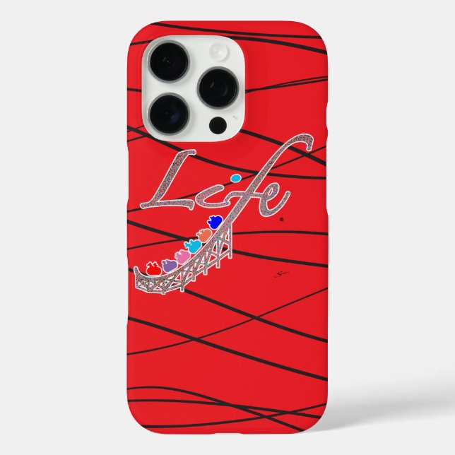Life is a Roller Coaster Case-Mate iPhone Case (Back)