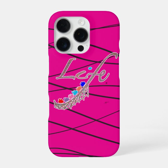 Life is a Roller Coaster iPhone Case (Back)