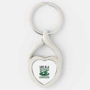 Life is a Series of Choices, Golf Key Ring