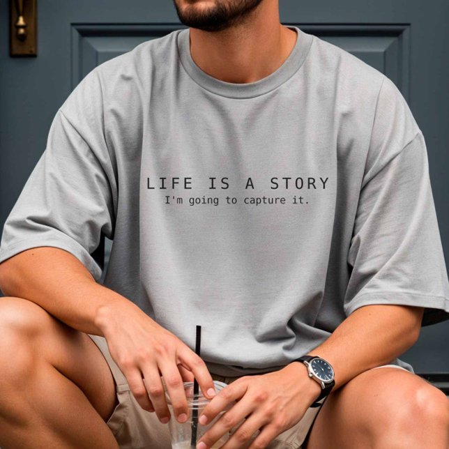 Life is a story - Content Creator T-Shirt (Creator Uploaded)