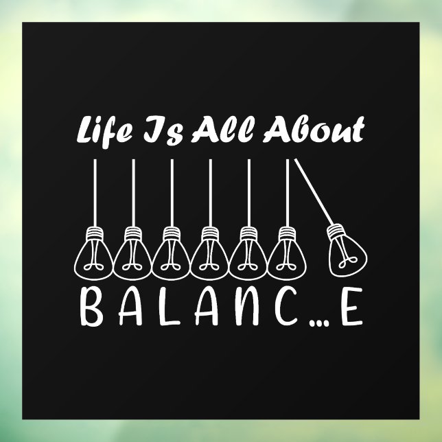 Life is all about balance motivational inspiration (Sheet 3)