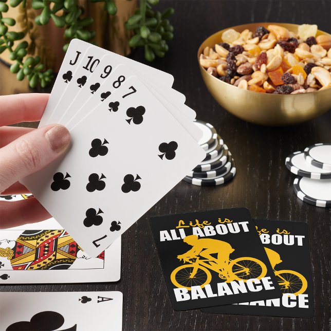 Life Is All About Balance Playing Cards (Creator Uploaded)
