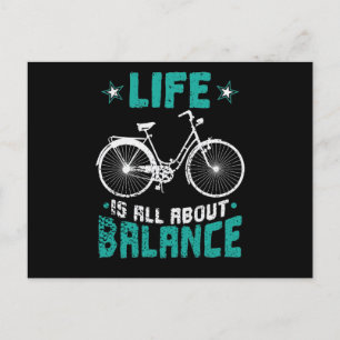 Life is all about Balance Postcard
