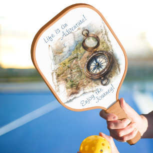 Life Is An Adventure double sided Pickleball Paddle