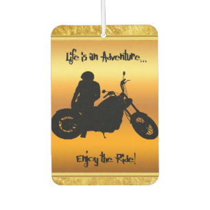 Life is an adventure enjoy the ride car air freshener