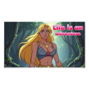 Life is an adventure print