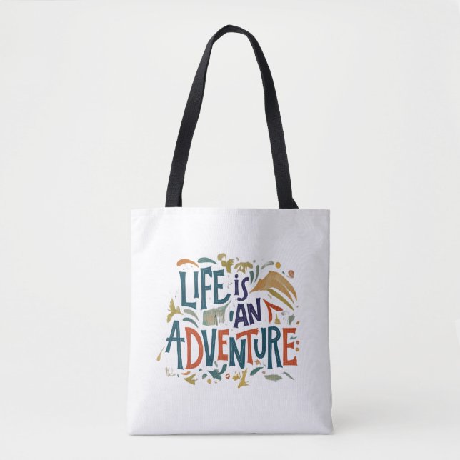 Life is an Adventure – Shoulder Tote Bag (Front)