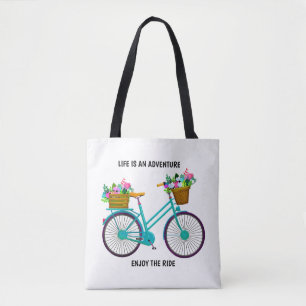 Life is an adventure tote bag