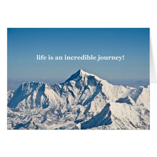 life is an incredible journey (Front Horizontal)