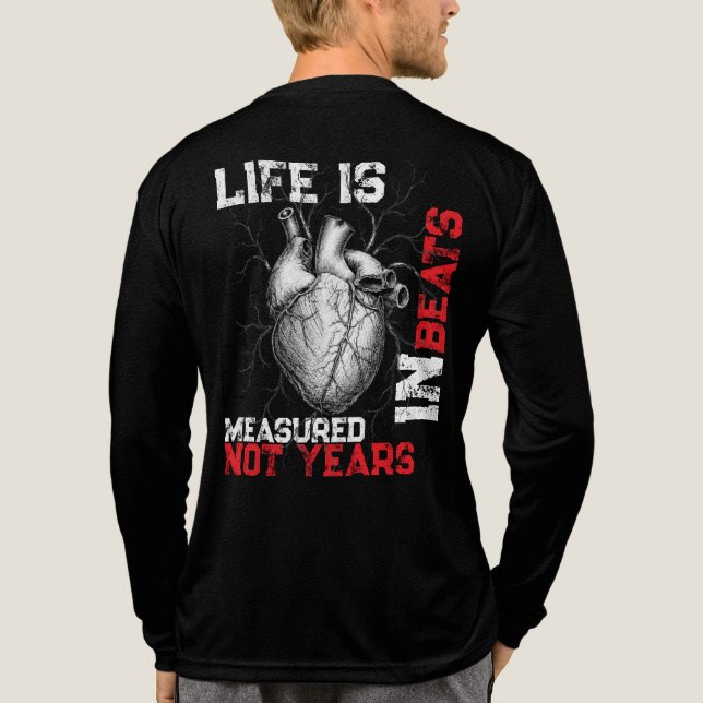 Life Is Beats Tri-Blend Shirt (Back)