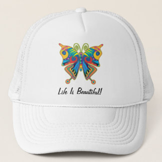 Life Is Beautiful Butterfly Hat
