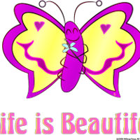 Life Is Beautiful Butterfly