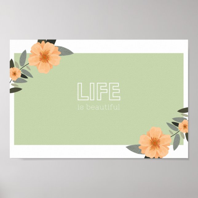 Life is Beautiful Poster (Front)