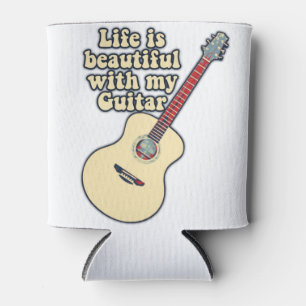 Life is beautiful with my guitar. positive words can cooler