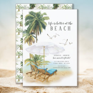 Life Is Better At The Beach Moving Announcement