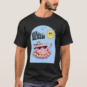 Life Is Better At The Beach Retro Summer Vacation T-Shirt