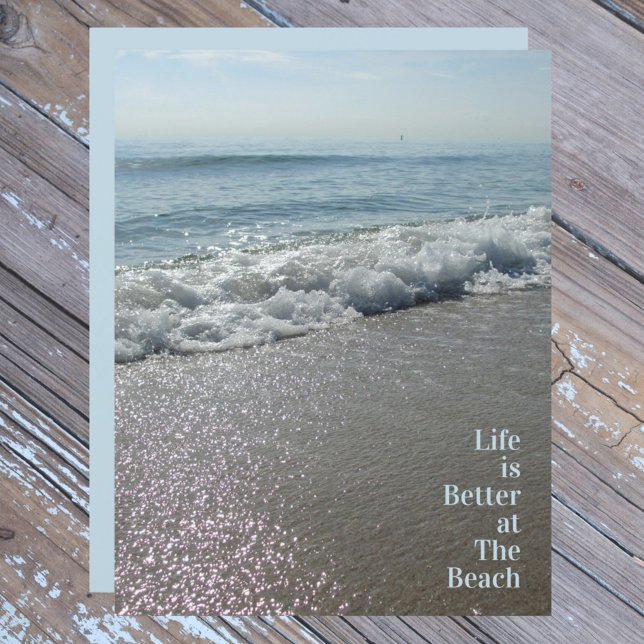 Life is Better at the Beach Scrapbook Paper Sheet (Creator Uploaded)