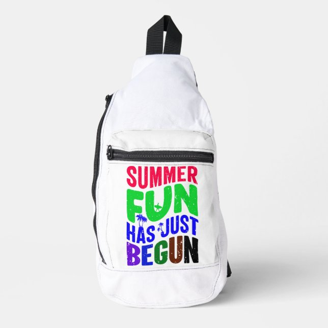 Life Is Better at the Beach Sling Bag (Front)