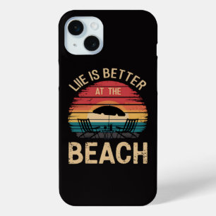 Life Is Better At The Beach Summer Vacation Vibes iPhone 15 Mini Case