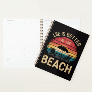 Life Is Better At The Beach Summer Vacation Vibes Planner