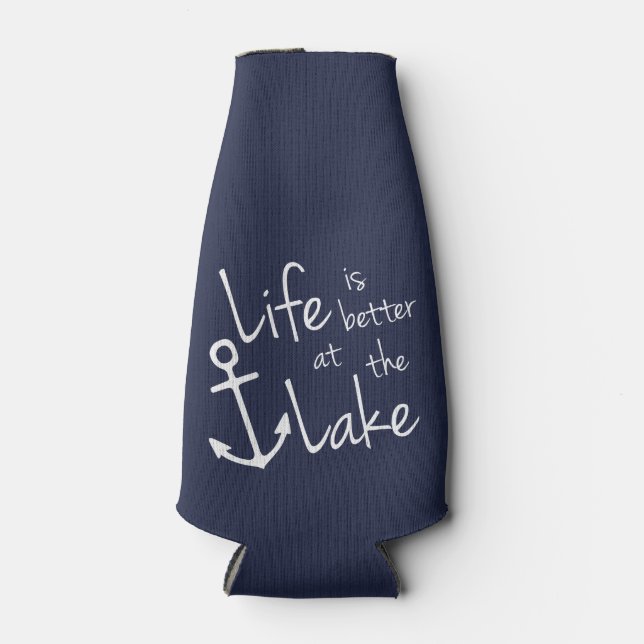 LIFE IS BETTER AT THE LAKE BOTTLE COOLER (Front)