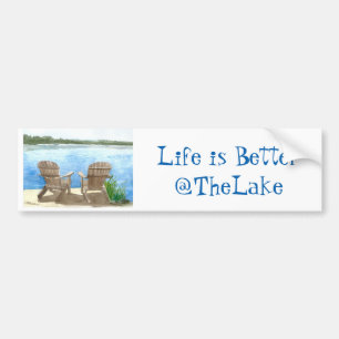 Life is Better at the Lake Bumper Sticker