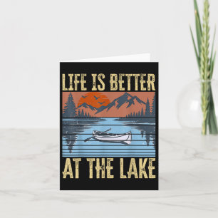 Life Is Better At The Lake Living Day Lifestyle Bo Card