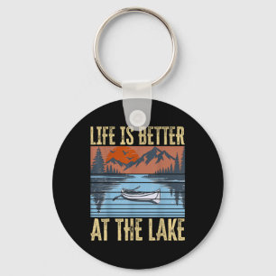 Life Is Better At The Lake Living Day Lifestyle Bo Key Ring