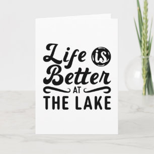 Life Is Better At The Lake Wakeboarding Wakeboard Card