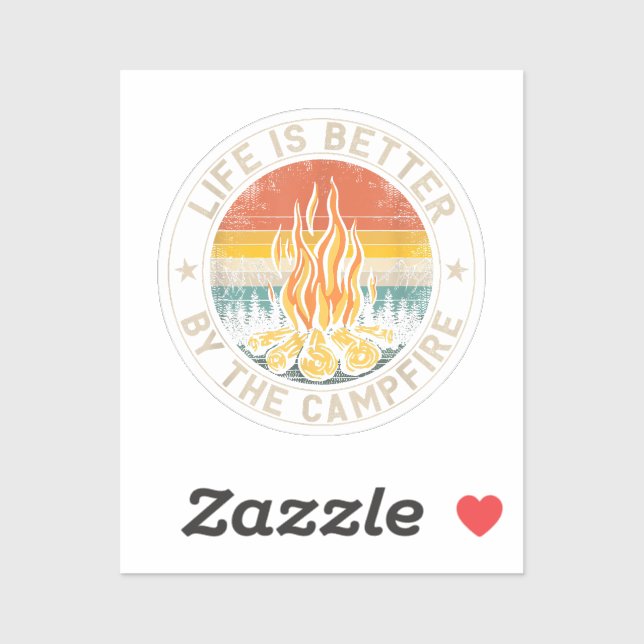 Life is Better By The Campfire Camping Campfire (Sheet)