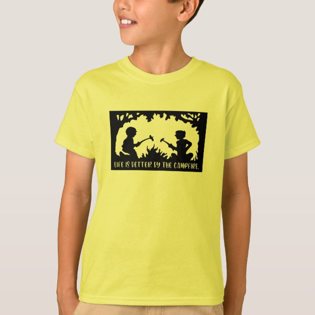 Life Is Better By The Campfire T-Shirt (Front)